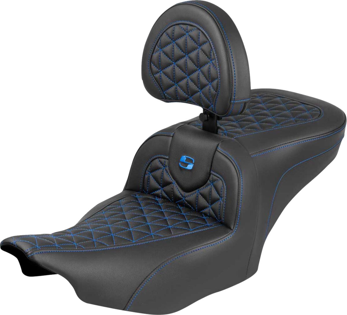 Roadsofa™ Seat - with Backrest - Blue Stitch