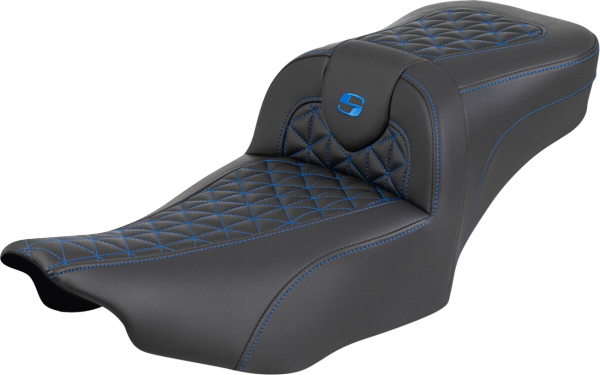 Roadsofa™ Extended Reach Seat - without Backrest - Blue Stitch