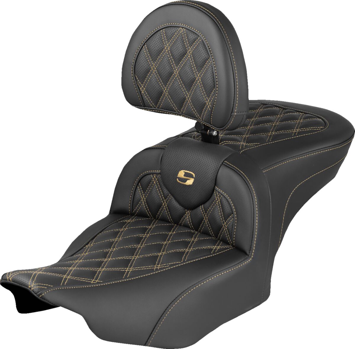 SEAT ROADSOFA LS SR DB GLD STITCH