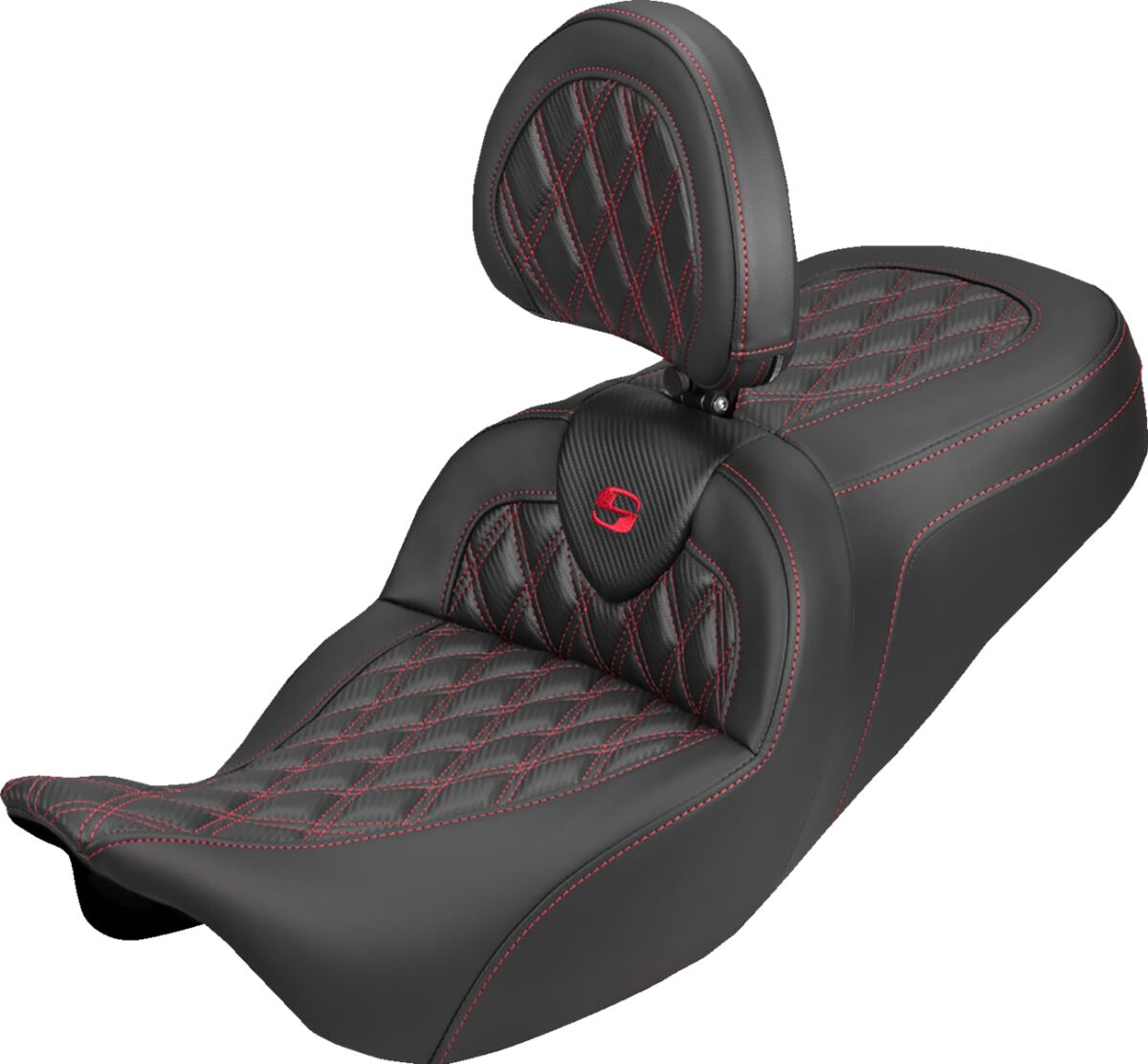 SEAT ROADSOFA CF LS SR DB RED STITCH