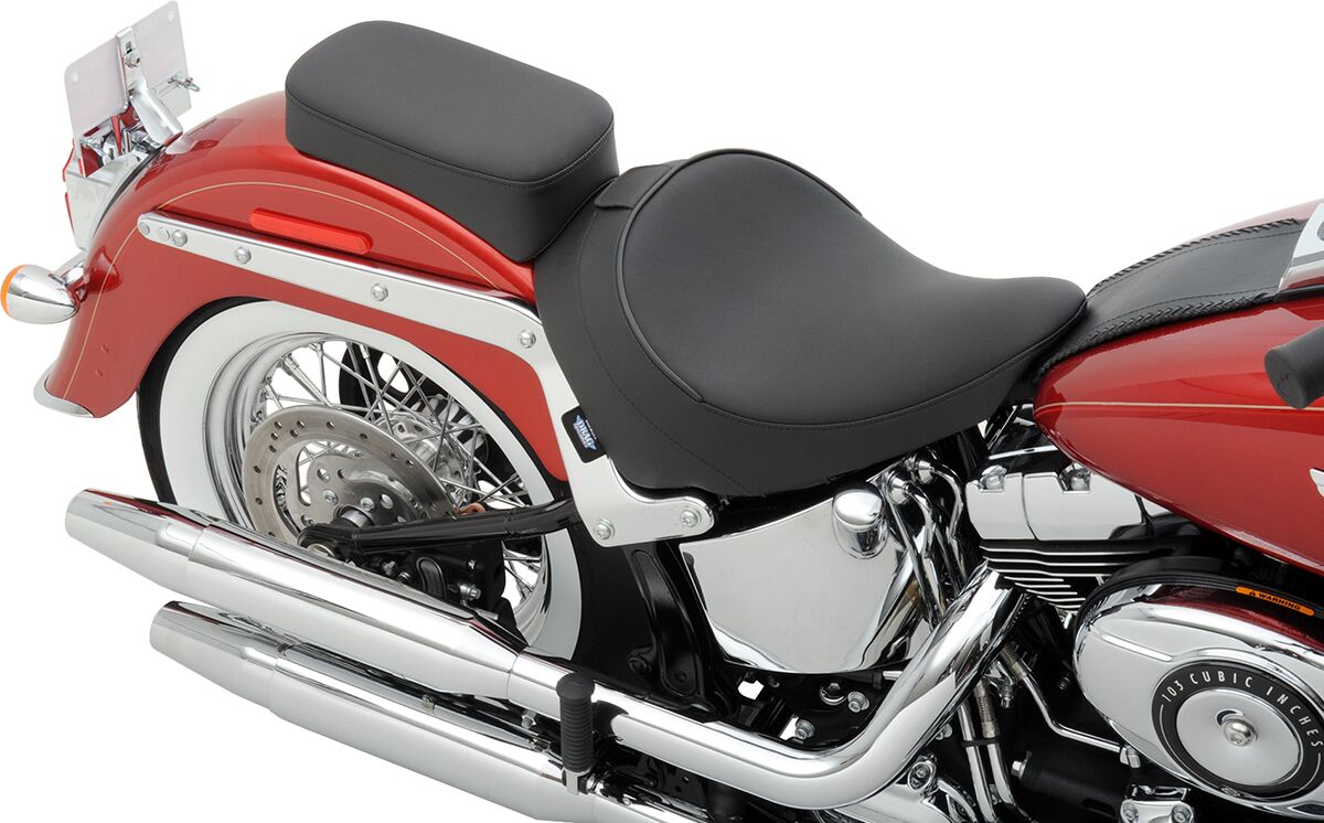 SEAT STANDARD FRONT WITH DRIVER BACKREST RECEPTACLE VINYL BLACK