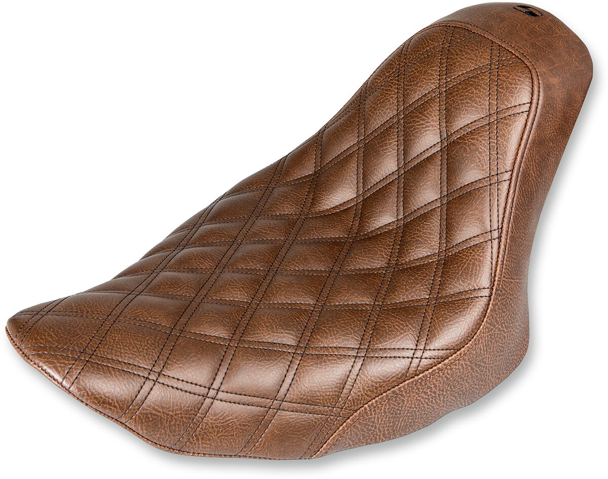 SOLO SEAT RENEGADE™ LS FRONT VINYL|SADDLEGEL™ PLAIN BROWN