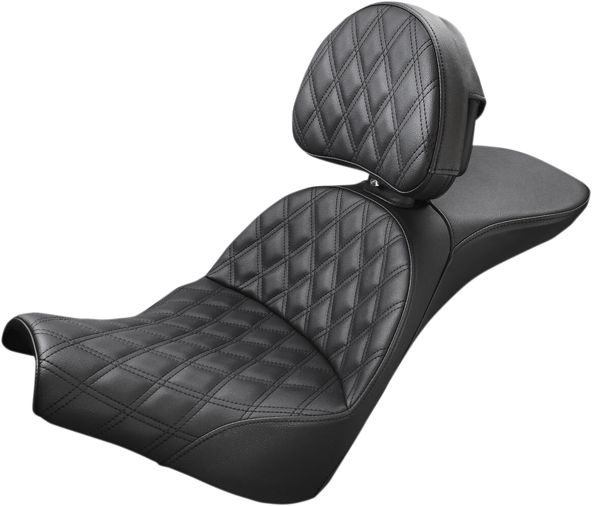 SEAT EXPLORER LS TWO-UP LATTICE W/BACKREST BLACK