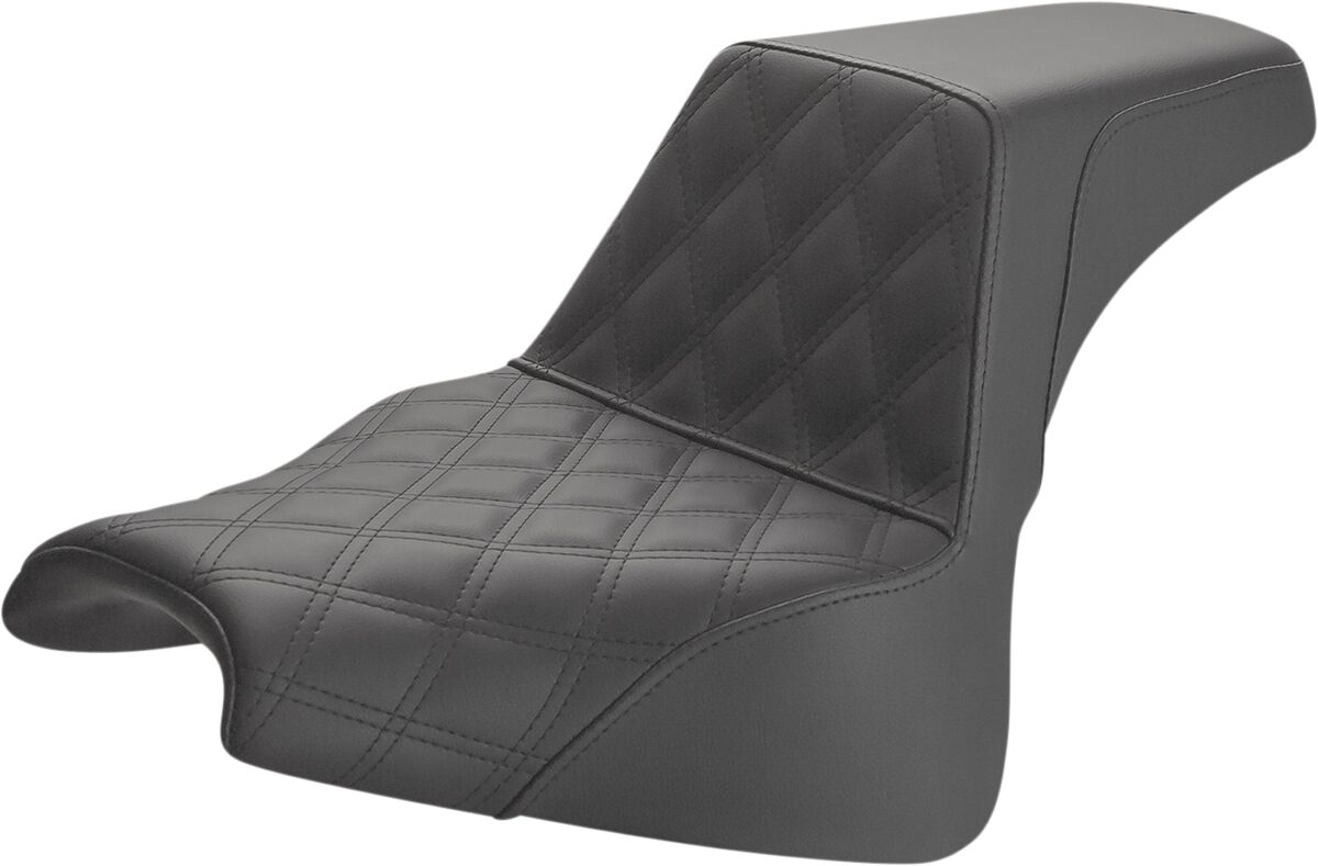 LATTRICE STITCH (LS) STEP UP GEL SEAT DIAMOND BLACK