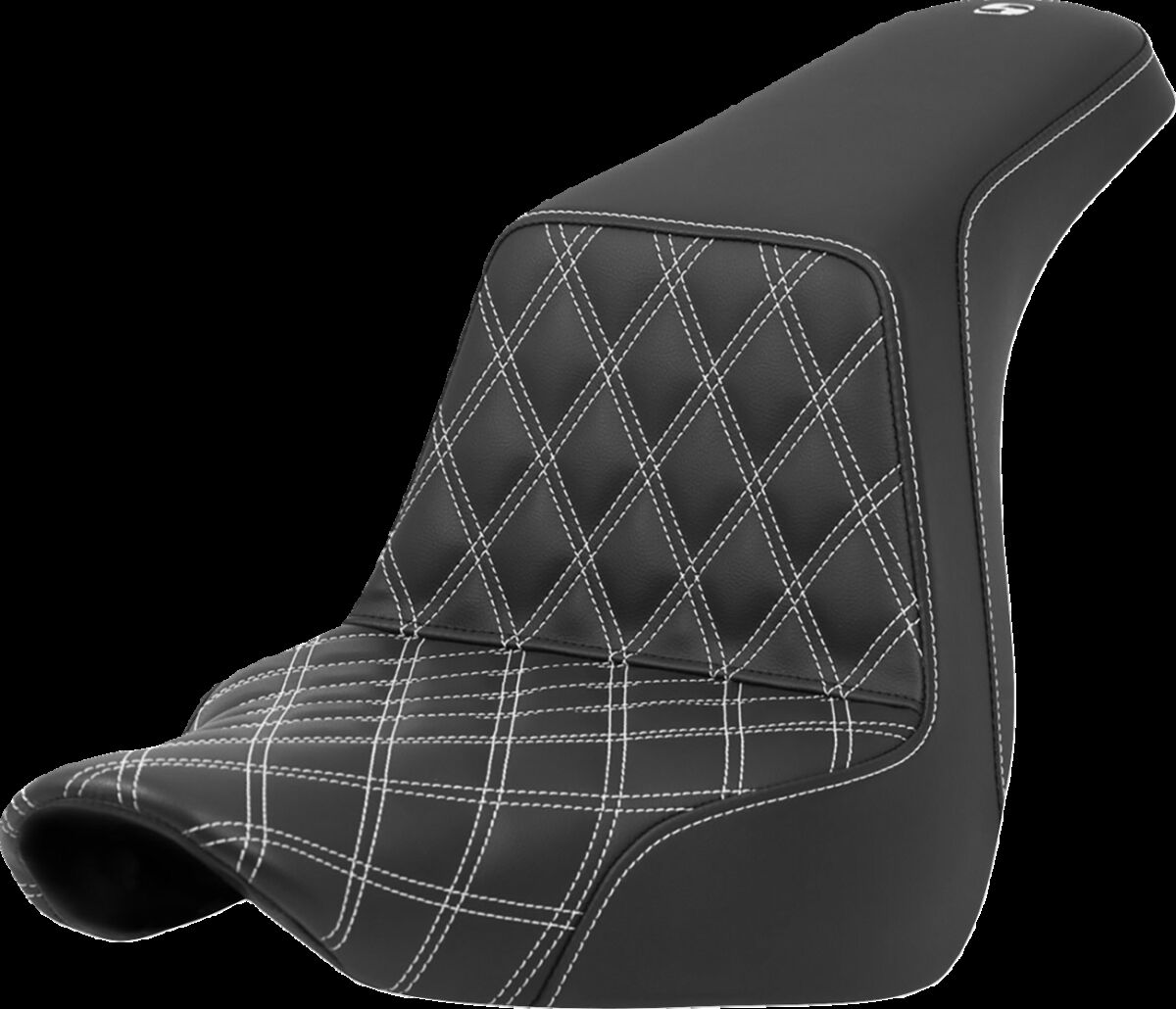 SEAT STEP UP LS DRIVER WHITE STITCH