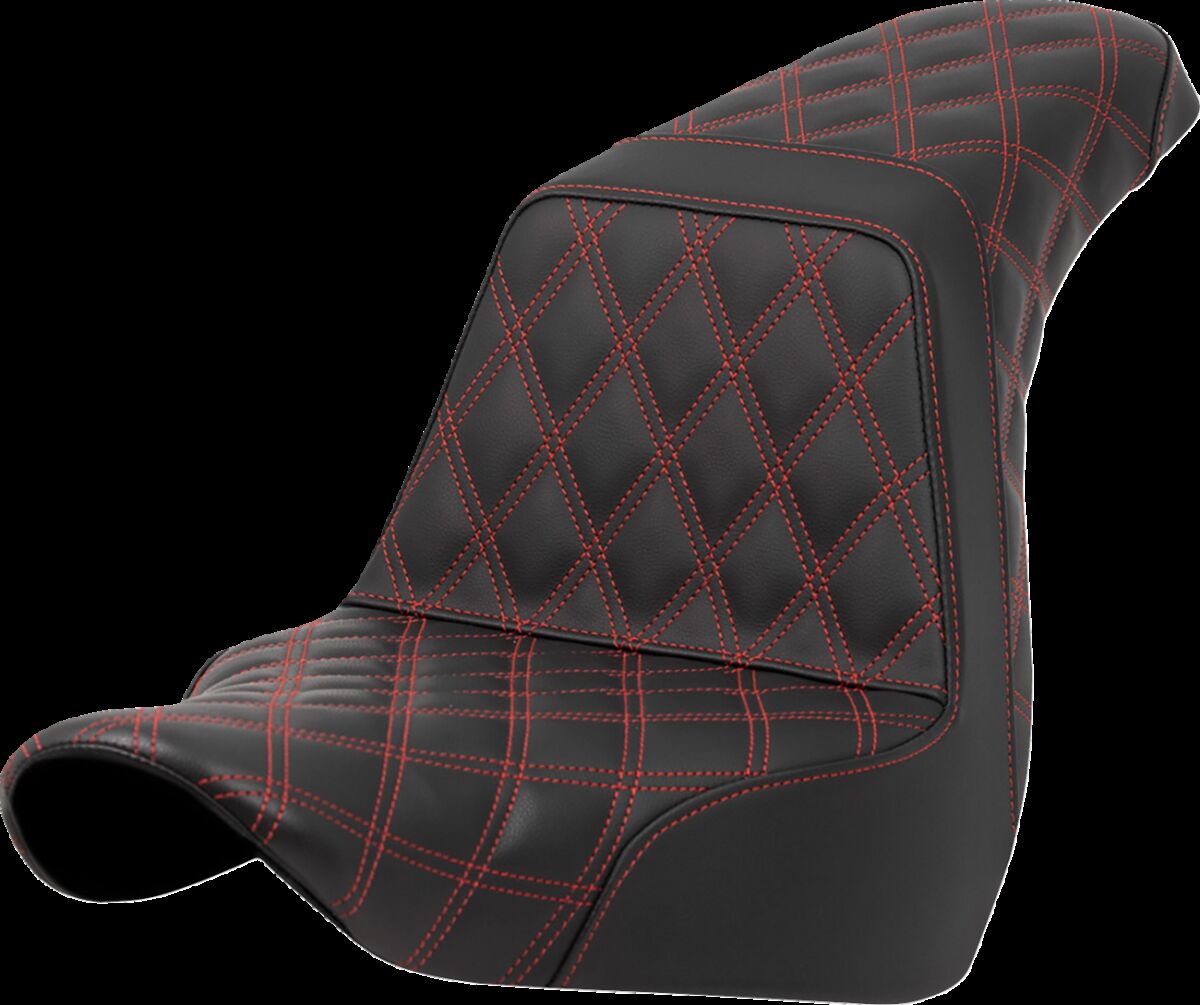 SEAT STEP UP FULL LS RED STITCH