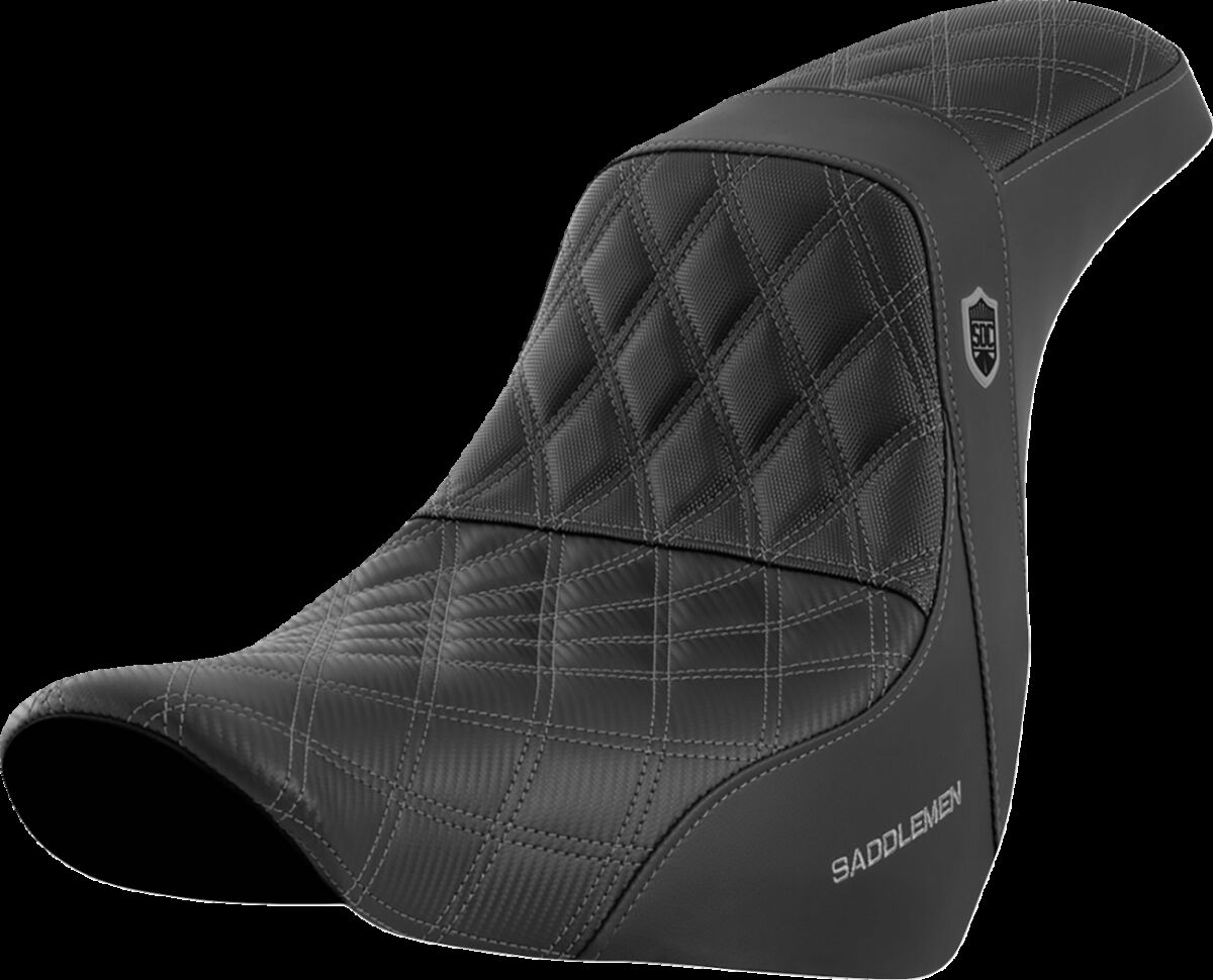 SEAT SDC PERF GRIPPER DARK GREY STITCH