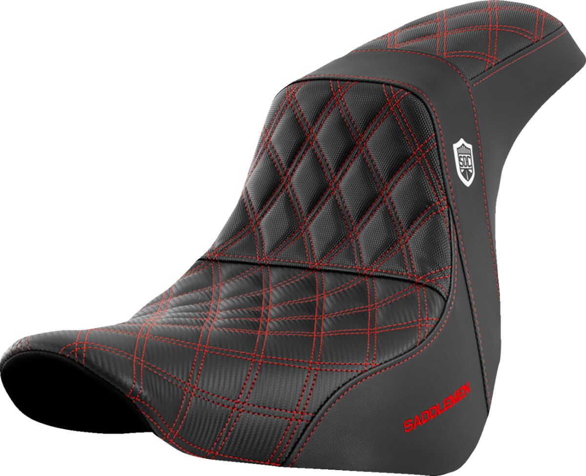 SEAT SDC PERF GRIPPER RED STITCH