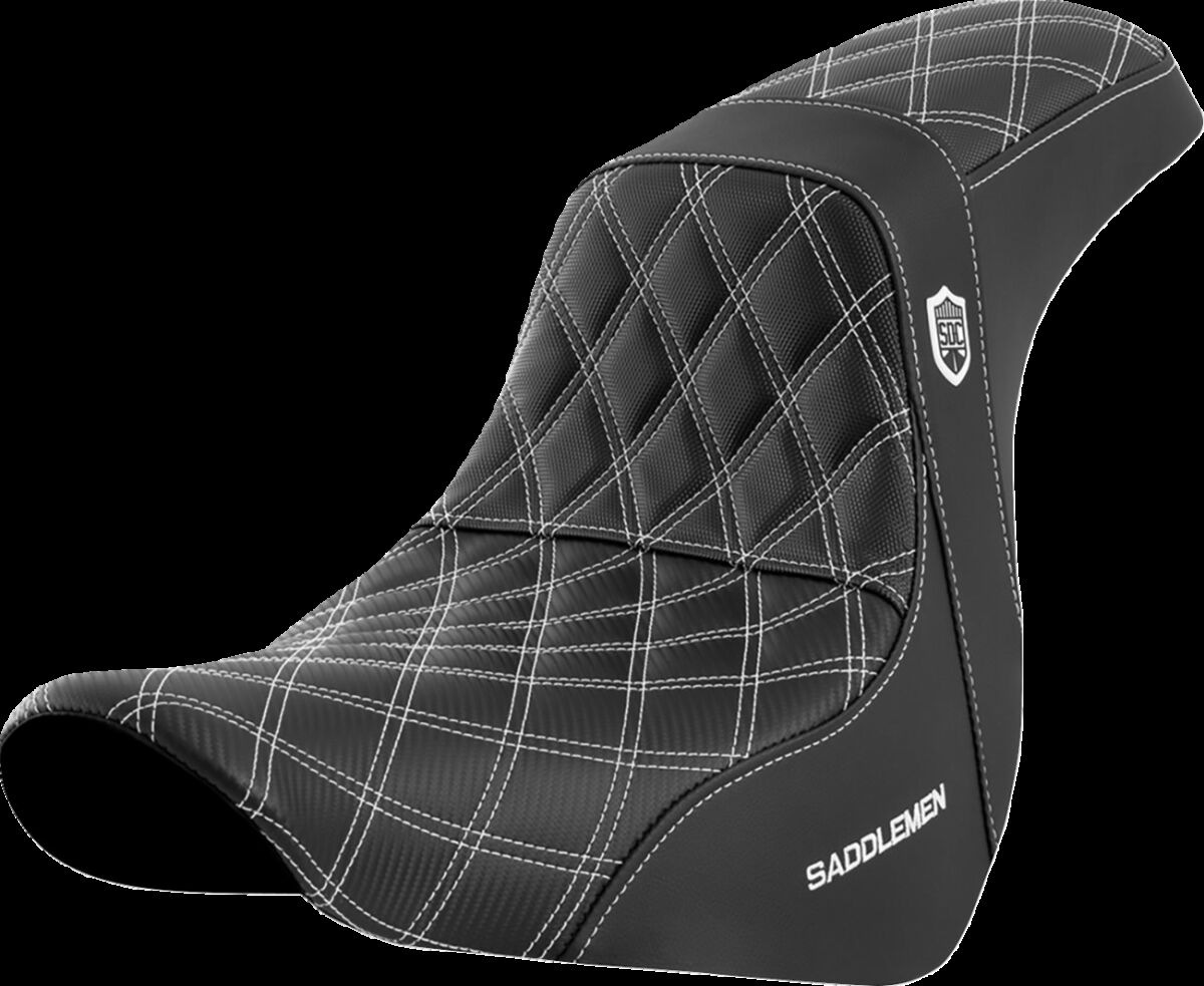 SEAT SDC PERF GRIPPER WHITE STITCH