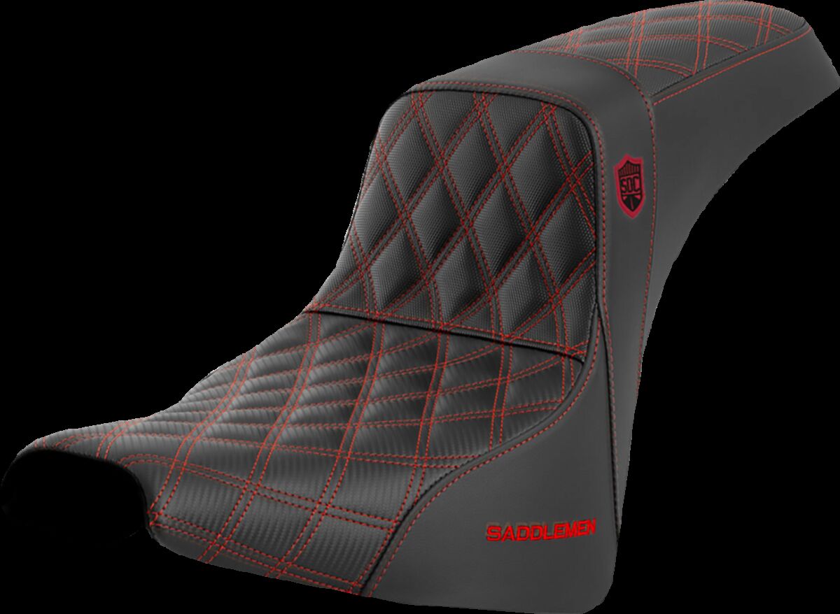 SEAT SDC PERF GRIPPER RED STITCH