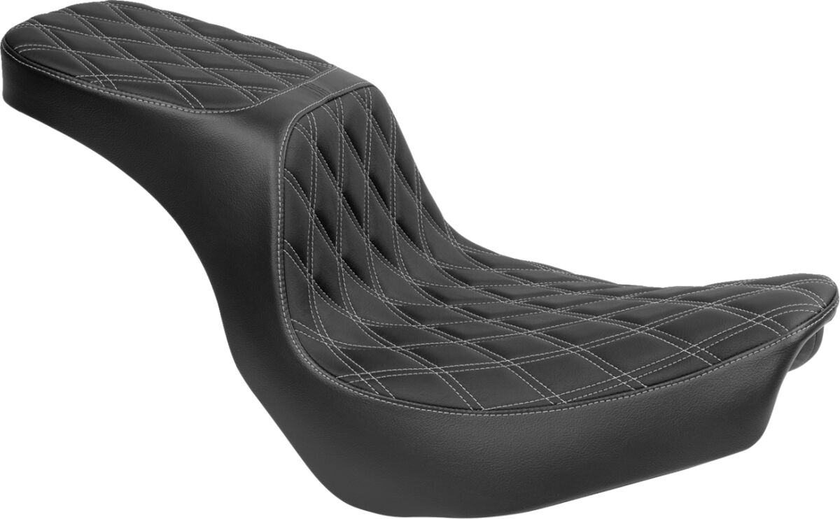 Predator 2-Up Seat - Double Diamond - Silver Stitching - FL/FX