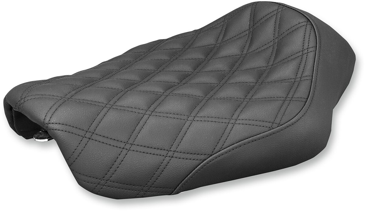 SOLO SEAT RENEGADE™ LS FRONT VINYL|SADDLEGEL™ PLAIN BLACK