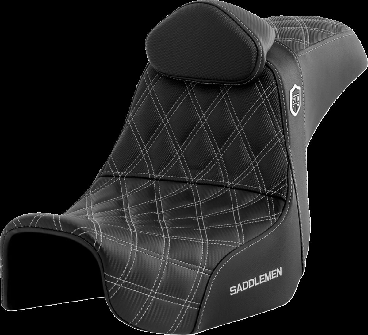 Pro Series SDC Performance Seat - with Backrest - Silver Stitch