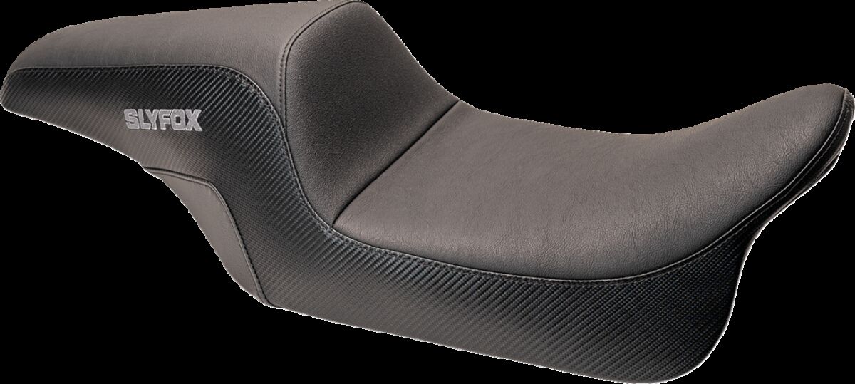 Seat SlyFox Black smooth vinyl w/CF Grey SF Dyna 06-17