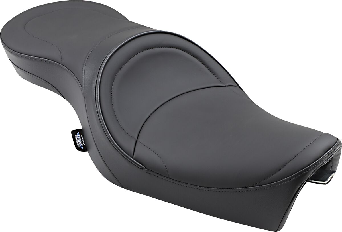 SEAT LOW-PROFILE TOURING REAR 2-UP VINYL BLACK