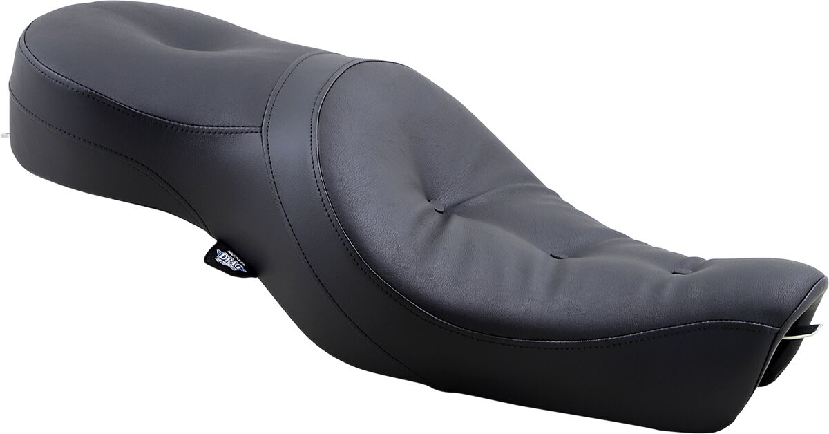 SEAT WIDE LOW-PROFILE REAR 2-UP VINYL BLACK