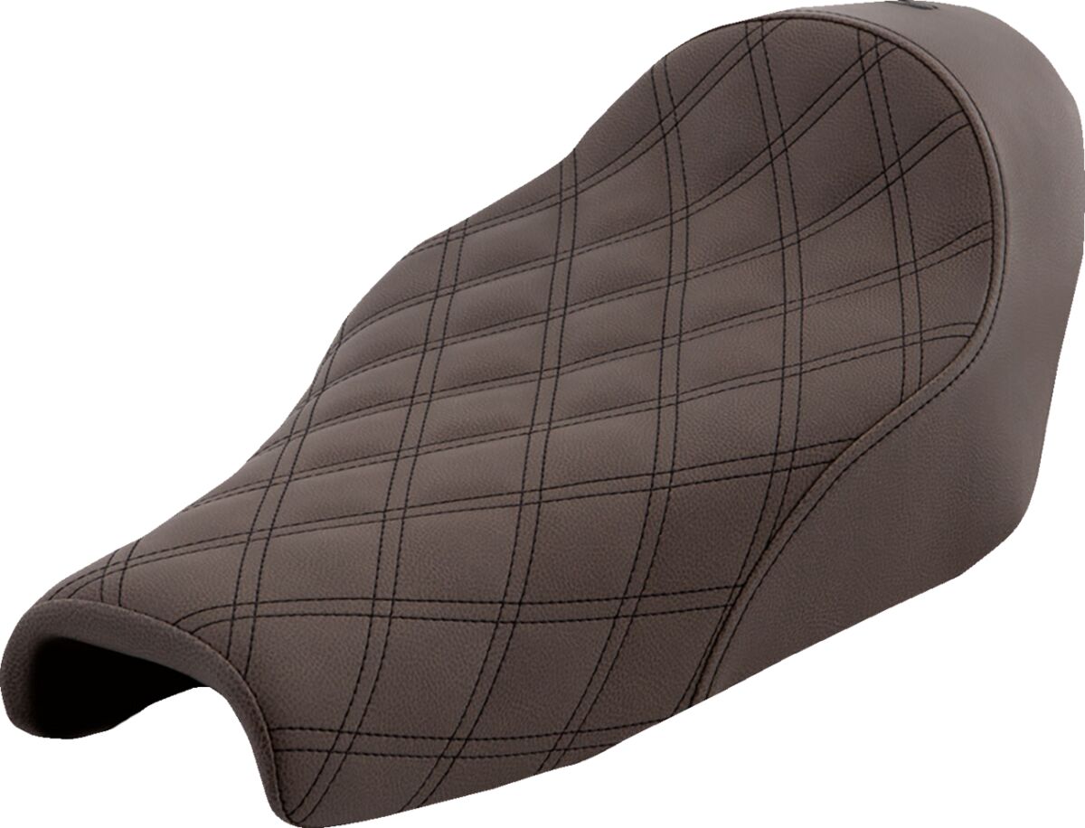 SOLO SEAT RENEGADE™ LS FRONT VINYL|SADDLEGEL™ PLAIN BROWN