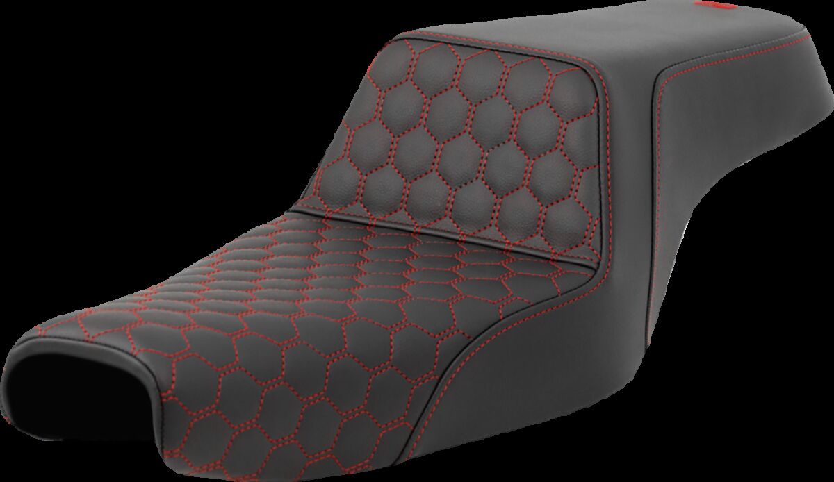 Step-Up Seat - Honeycomb - Red Stitching