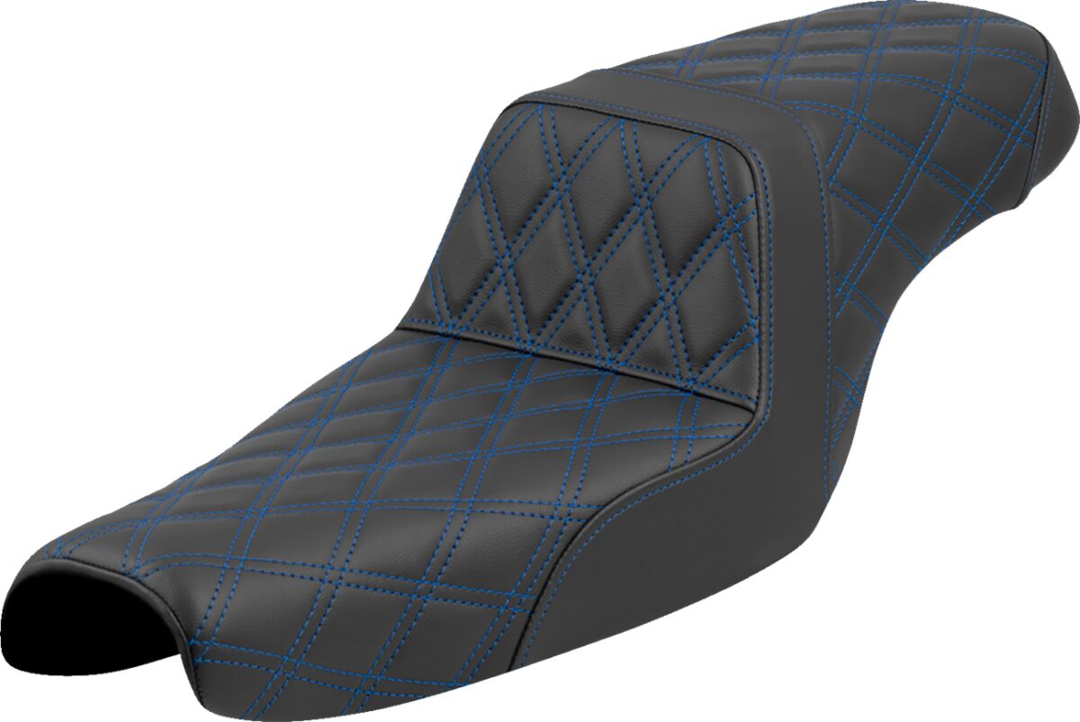 Step-Up Seat - Lattice Stitch - Blue Stitch - XL