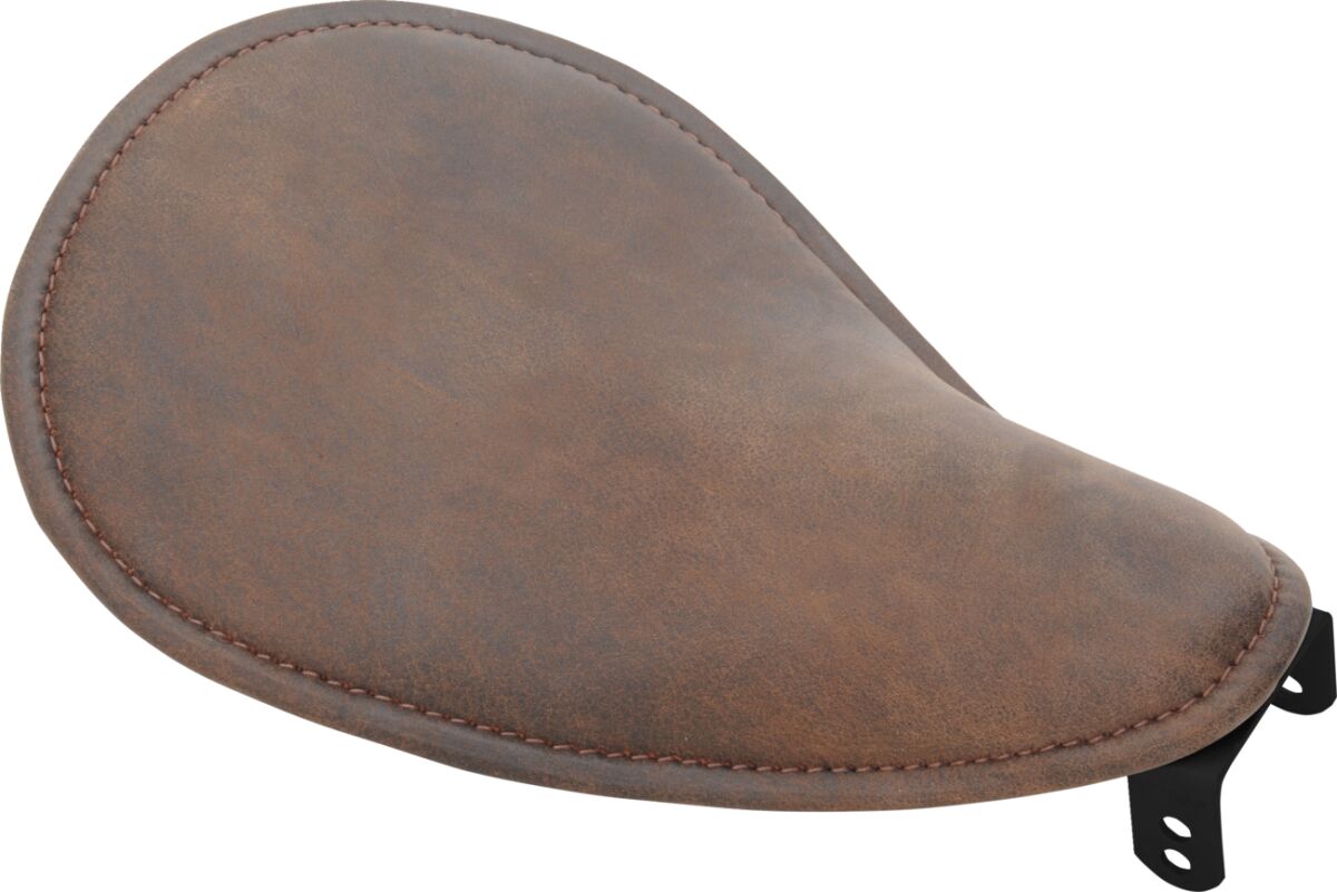 SEAT SPRING SOLO SMALL LOW-PROFILE FRONT SOLO LEATHER DISTRESSED BROWN