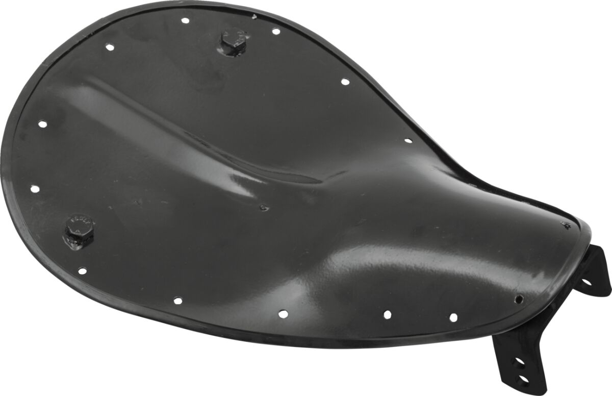 SEAT BASE SPRING SOLO SMALL FRONT WITH HINGE STEEL BLACK