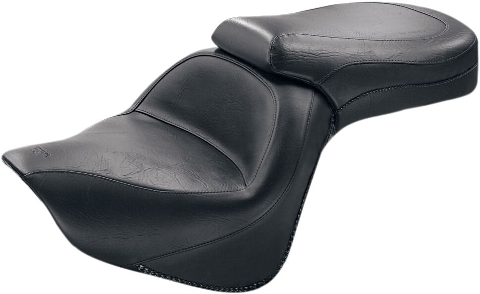 SEAT ONE-PIECE WIDE TOURING 2-UP VINTAGE SMOOTH