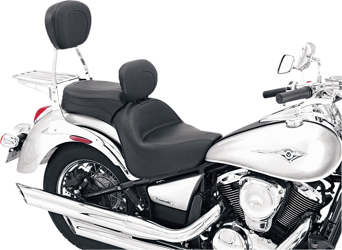 SEAT TWO-PIECE WIDE TOURING 2-UP VINTAGE SMOOTH WITH DRIVER BACKREST