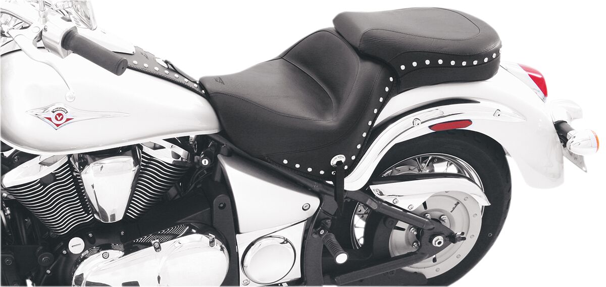 SEAT ONE-PIECE WIDE TOURING 2-UP STUDDED WITH CONCHOS