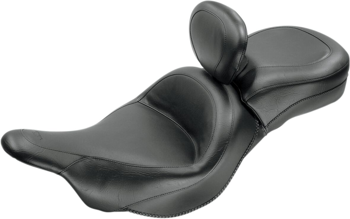 SEAT WIDE TOURING 2-UP VINTAGE SMOOTH WITH DRIVER BACKREST