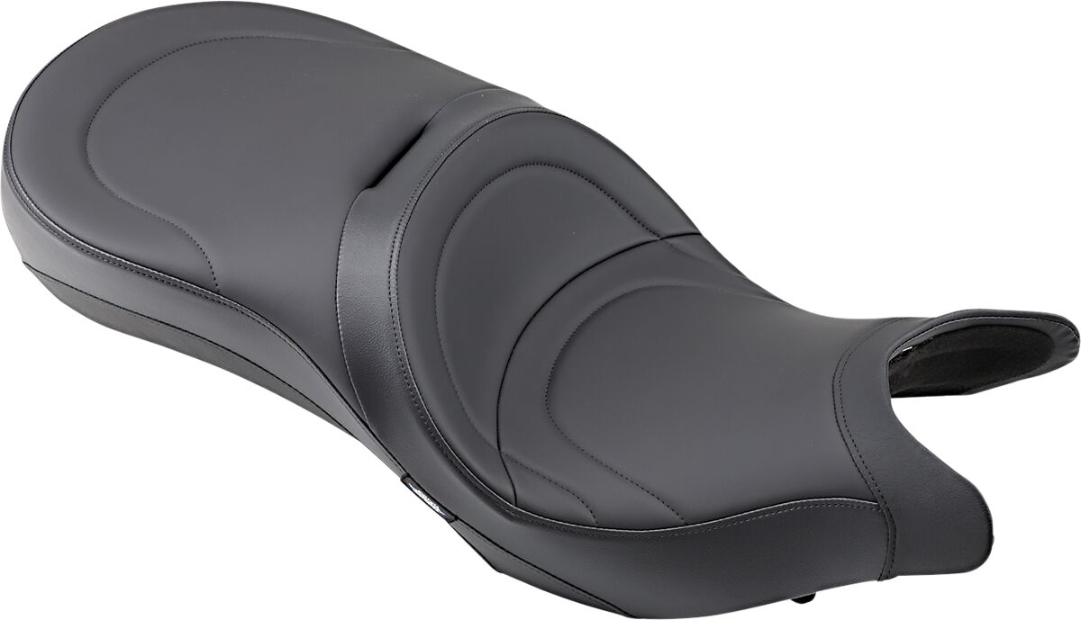 SEAT LOW-PROFILE TOURING MILD STITCHED SOLAR-REFLECTIVE LEATHER BLACK