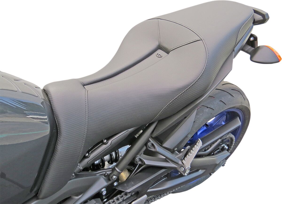 2-UP SEAT GEL-CHANNEL - TRACK CF FRONT|REAR SADDLEHYDE™|SADDLEGEL™ PLAIN CARBON LOOK