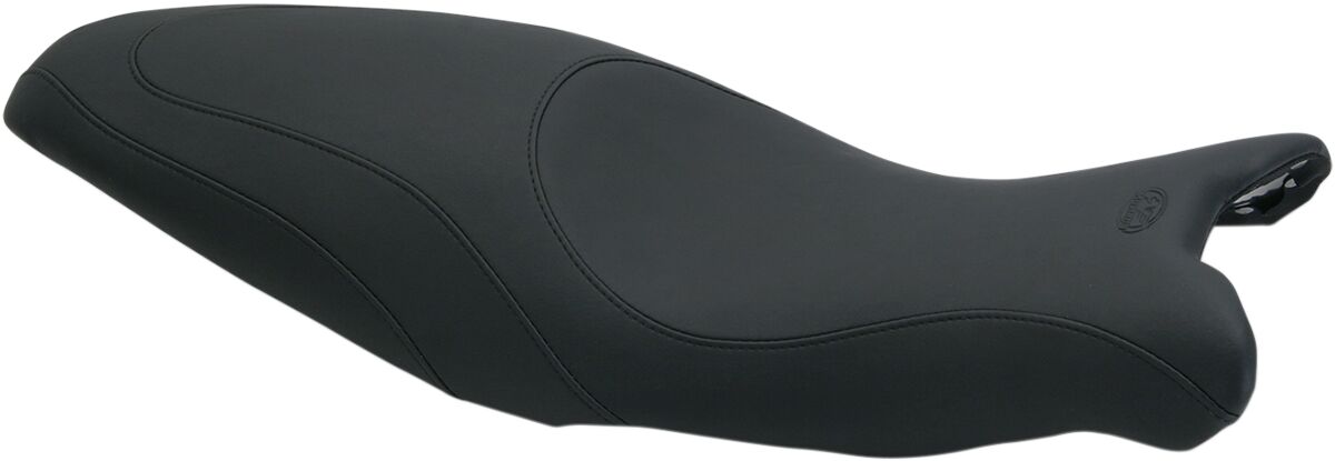 SEAT TRIPPER™ FASTBACK VINYL SOLO PLAIN 9" W X 7" W FRONT | REAR BLACK