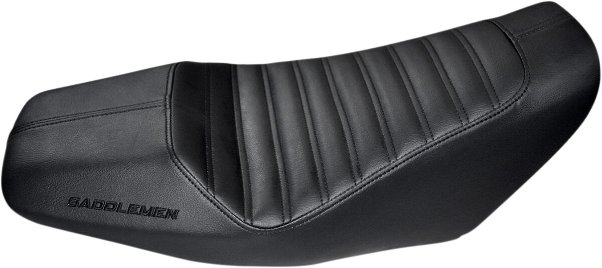2-UP SEAT GROM LOW FRONT|REAR SADDLEHYDE™ BLACK