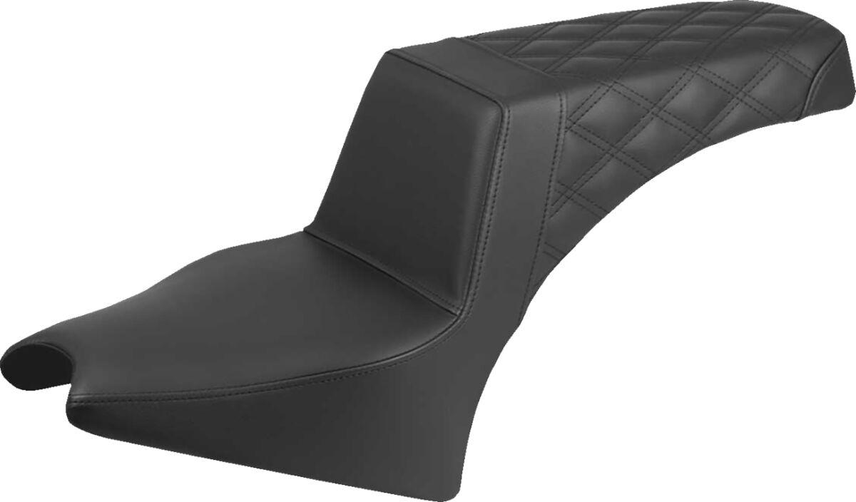 Step-Up Seat - Rear Lattice Stitch - Black