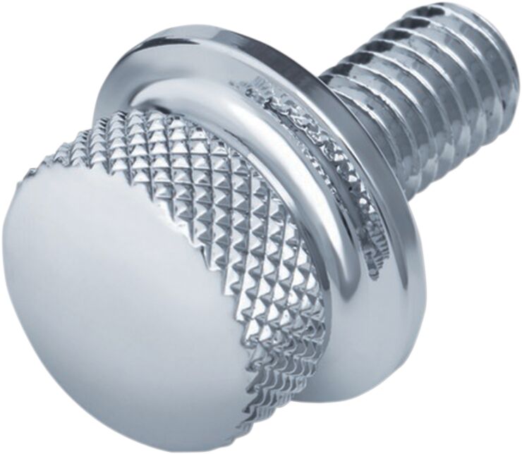 KNOB SEAT KNURLED CHROME