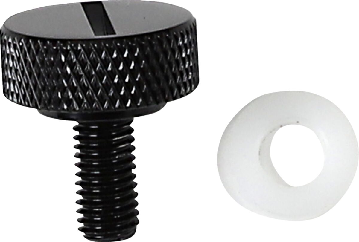 SEAT KNOB BLK SLOT 1/4-28