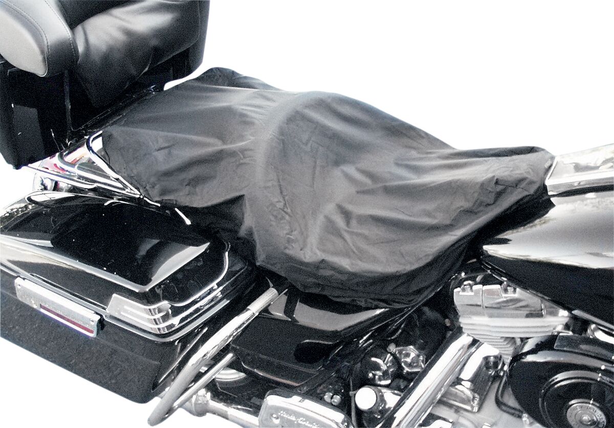 TOURING RAIN COVER SEAT REAR NYLON BLACK