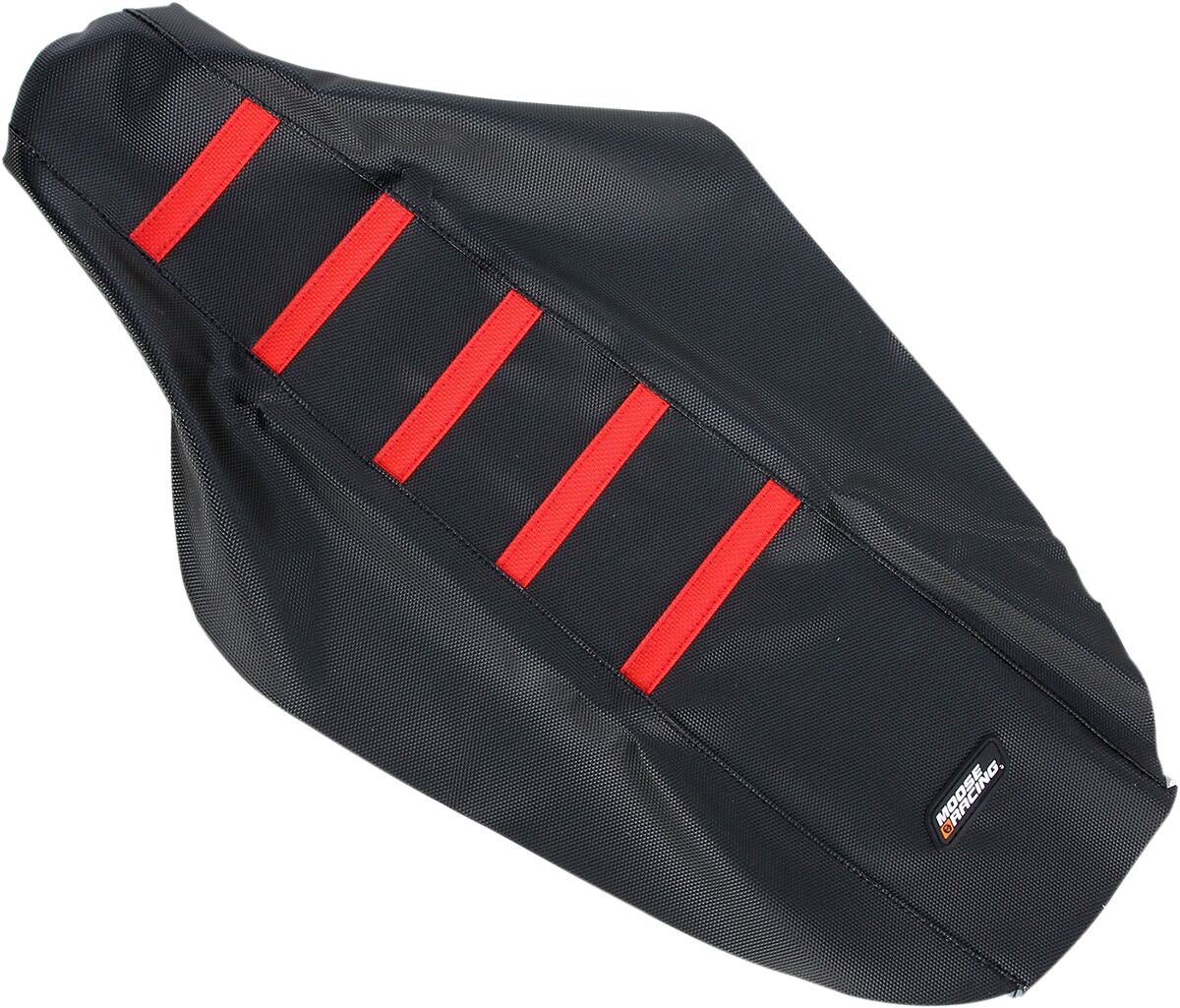 RIBBED SEAT COVER BLACK/RED
