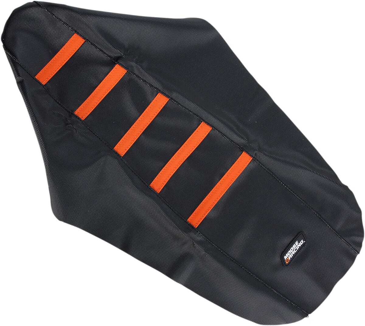 RIBBED SEAT COVER BLACK/ORANGE