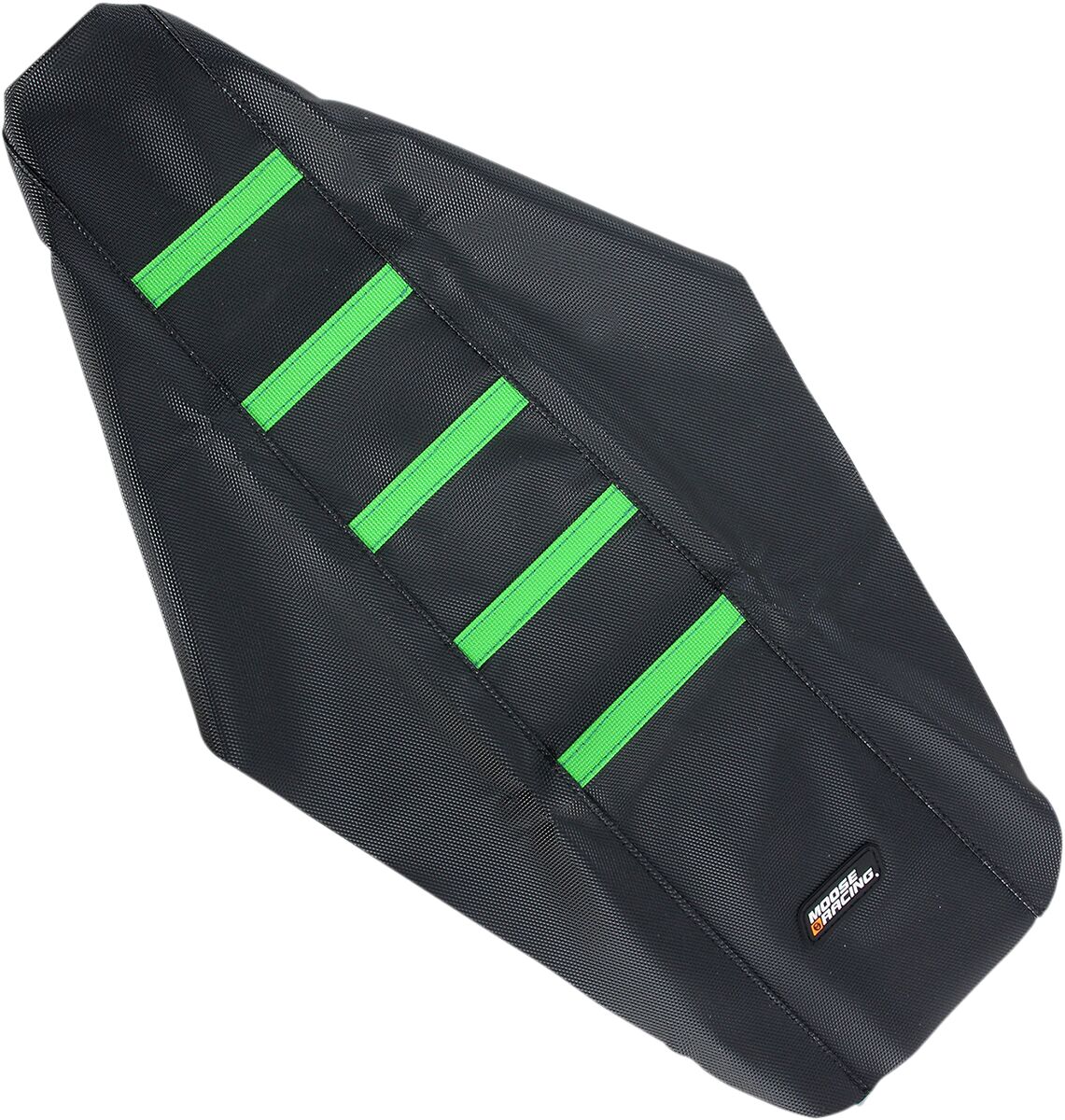 RIBBED SEAT COVER BLACK/GREEN