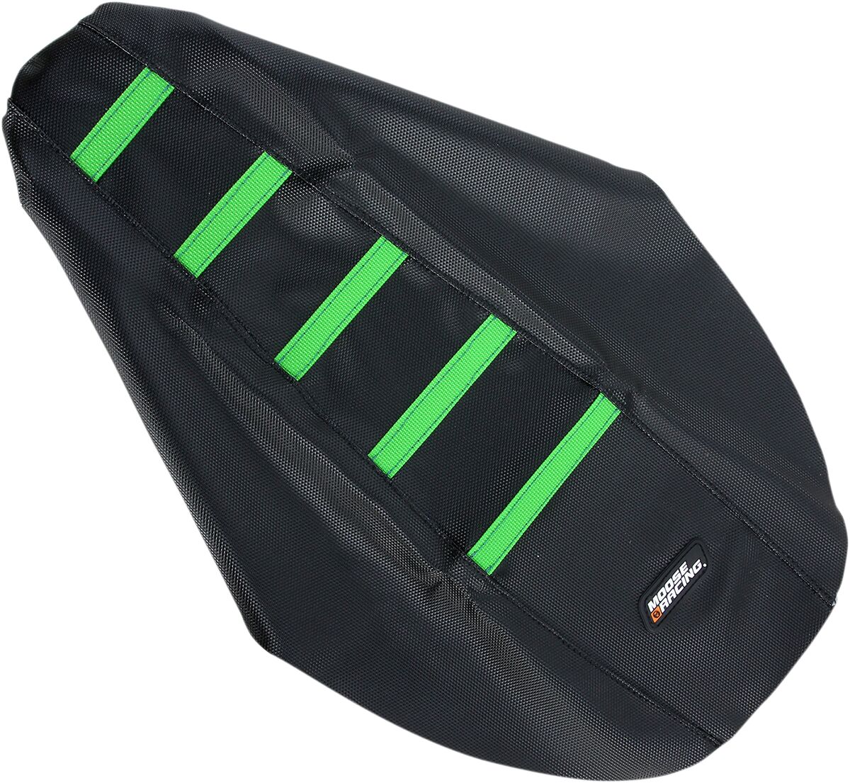 RIBBED SEAT COVER BLACK/GREEN