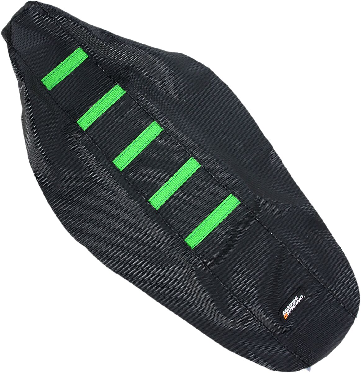 RIBBED SEAT COVER BLACK/GREEN