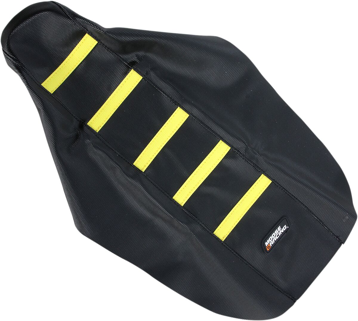 RIBBED SEAT COVER BLACK/YELLOW