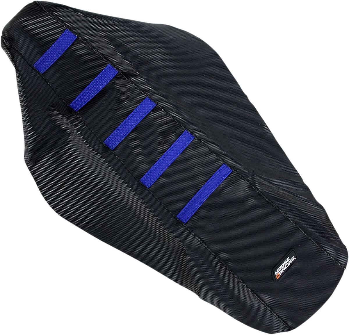 RIBBED SEAT COVER BLACK/BLUE