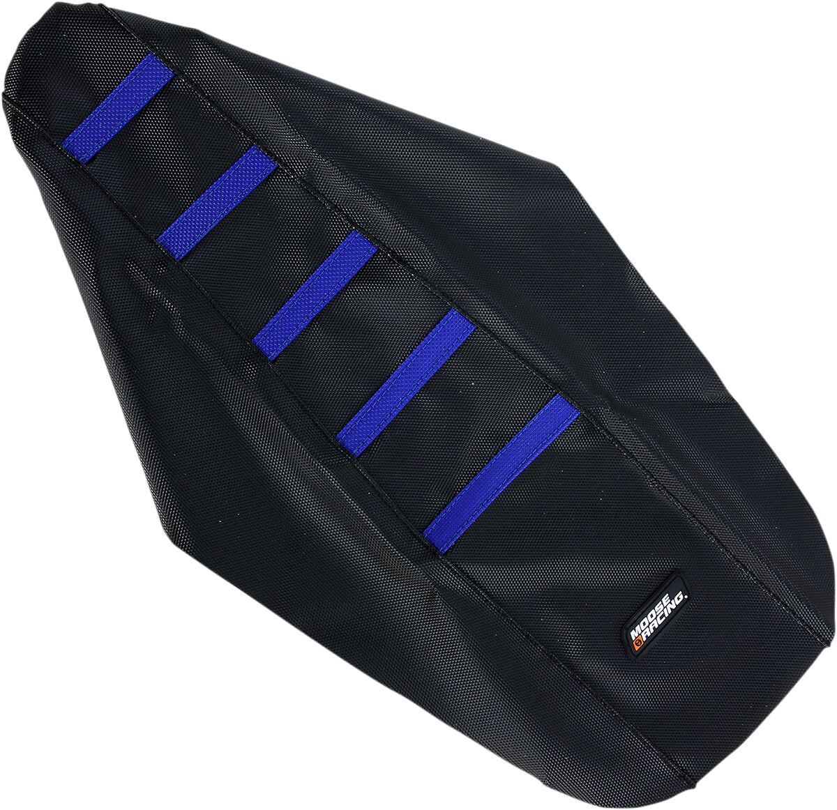 RIBBED SEAT COVER BLACK/BLUE