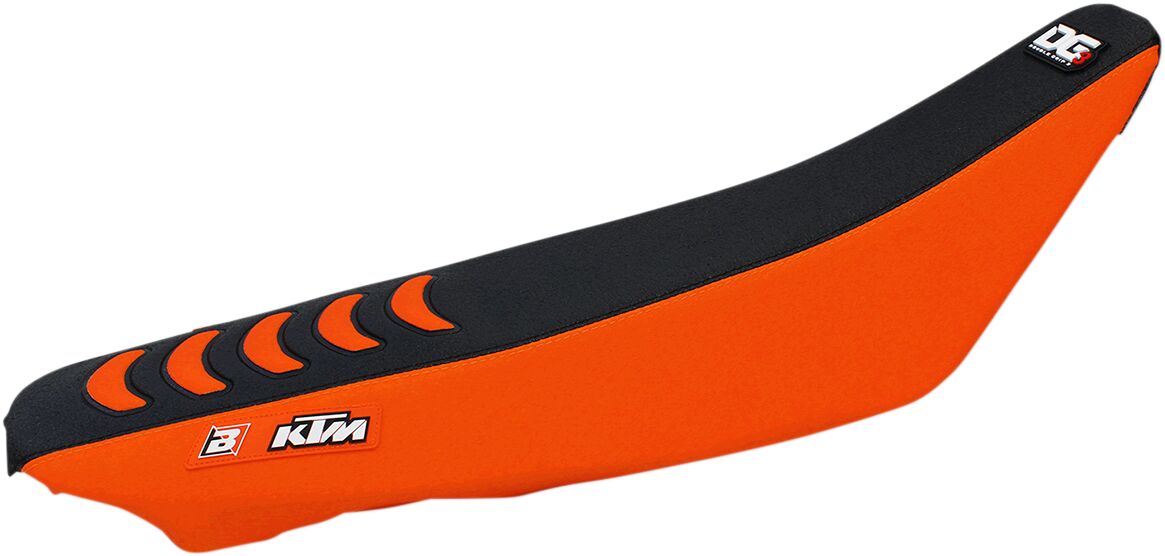 DOUBLE GRIP 3 SEAT COVER ORANGE/BLACK