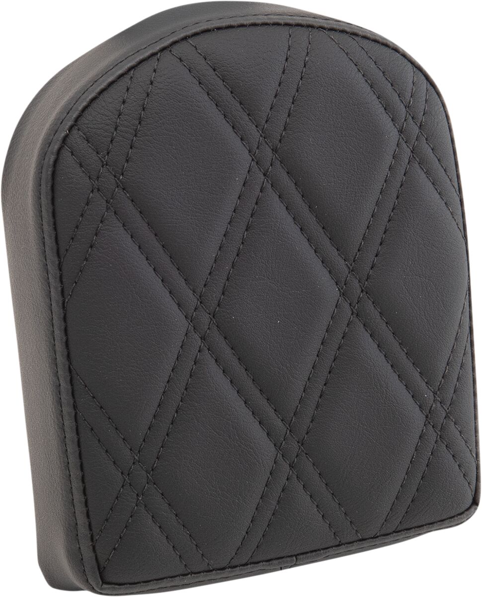 Sissy bar'i padi Double Diamond, must, 7"