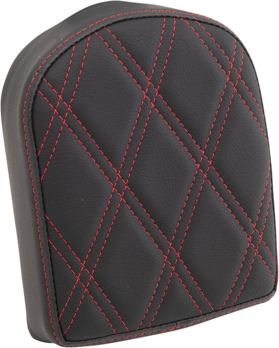 Sissy bar'i padi Double Diamond, punane, 7"