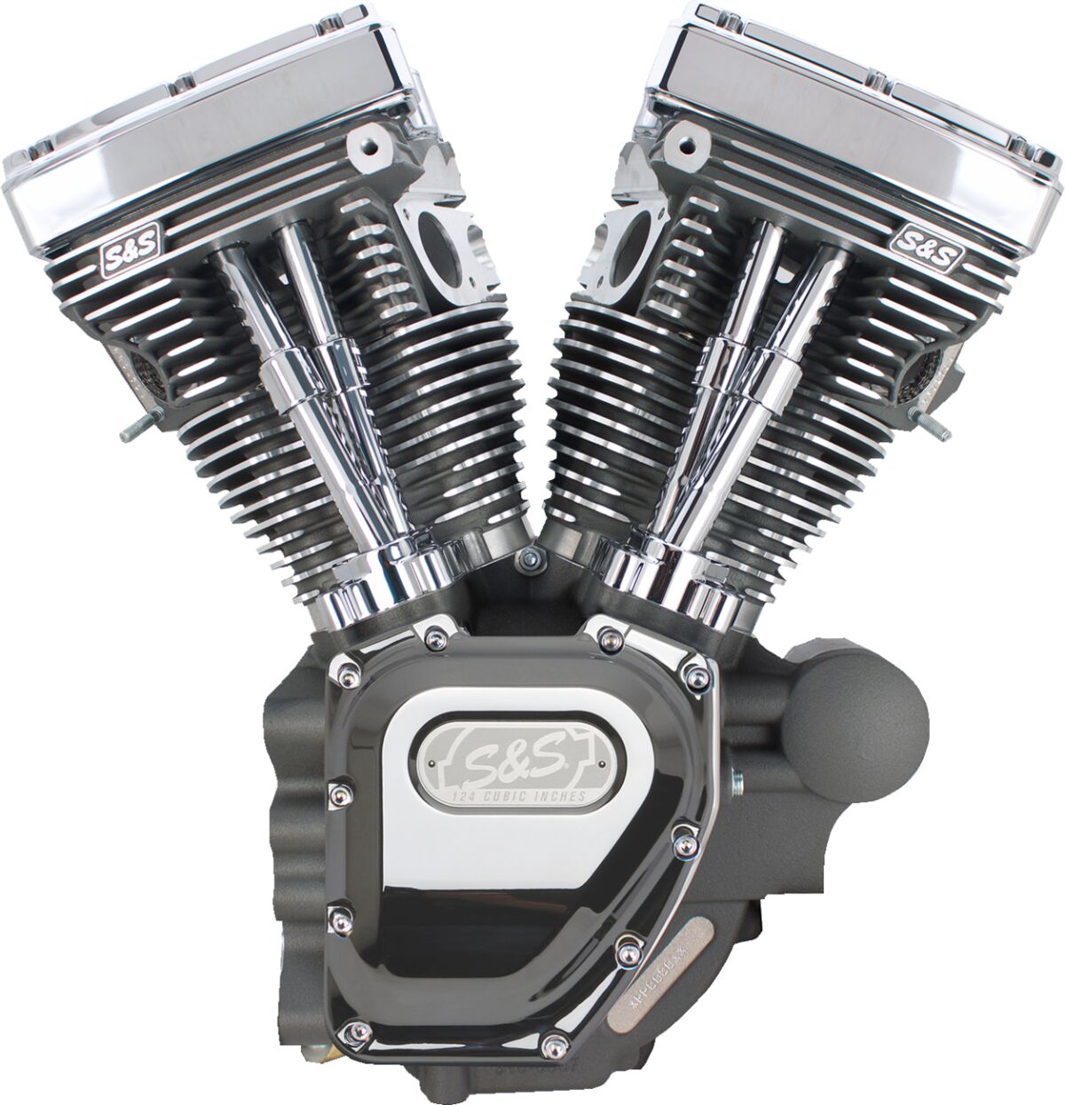 Engine, T124, 585GE Cams, Stone Gray, LC, Touring 2007-16