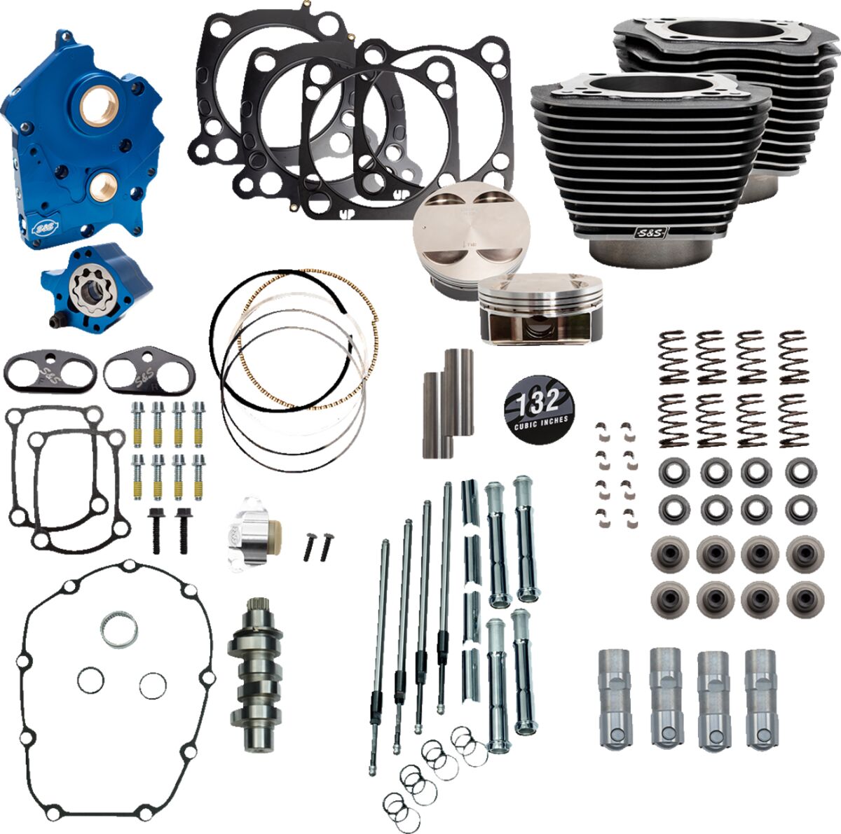 132" Power Package mootori jõudluskomplekt, kettülekanne, vesijahutus, M8